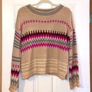 Roomy & fuzzy warm sweater